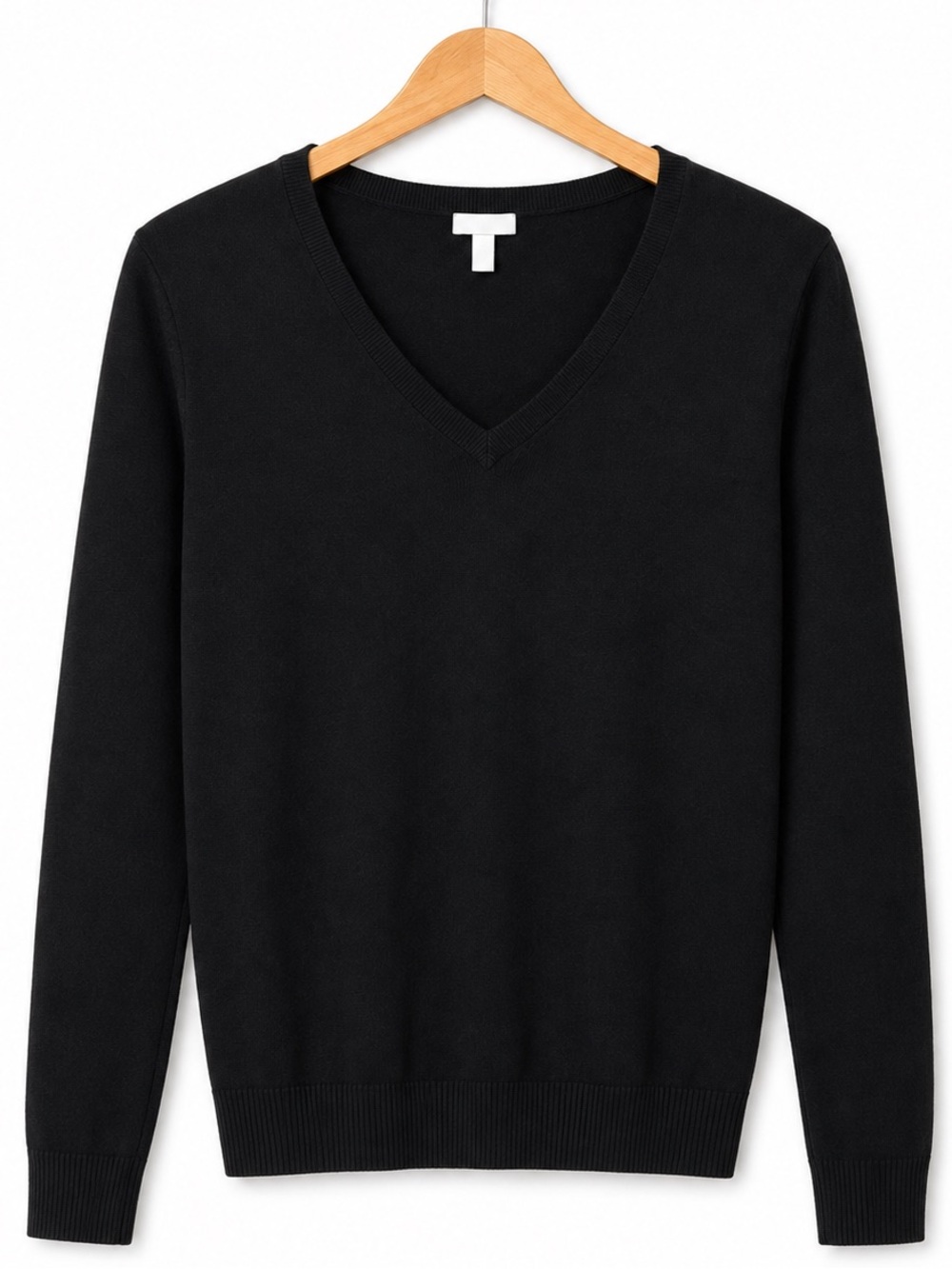 BP. by Nordstrom black V-neck pullover sweater, size XL